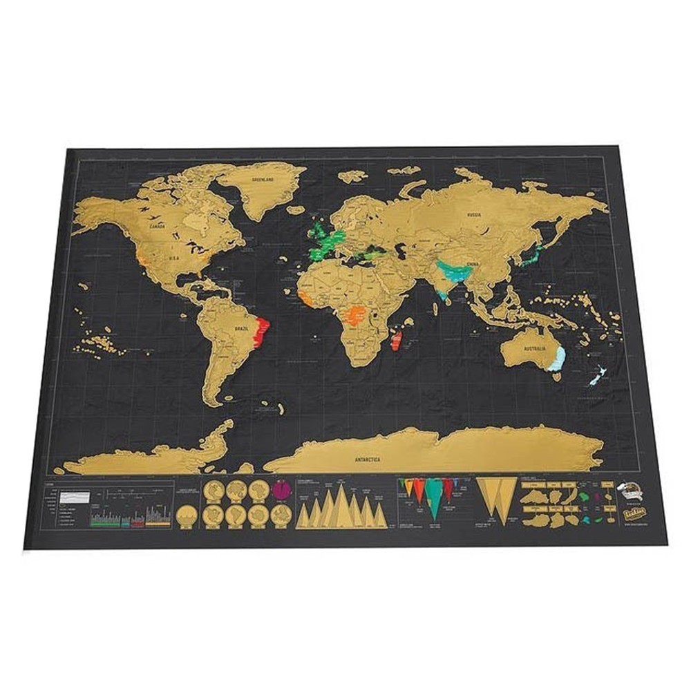 World Map Travel Scratch Off World Map Travel Scratch Off